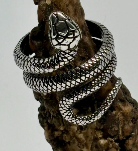 Anello serpente arrotolato - anello,