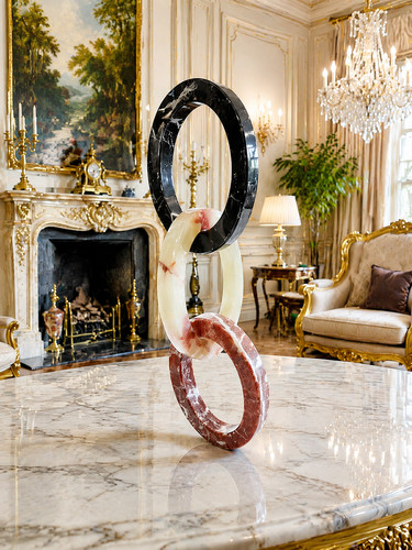 Scultura catena marmi - scultura,