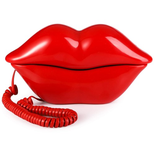Telefono labbro bocca - , rossa