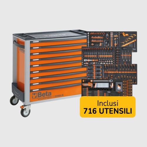 Carrello cassetti 716 - carrello,