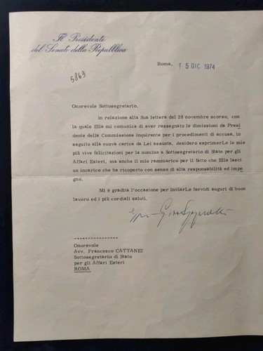Democrazia cristiana autografo - cristiana,