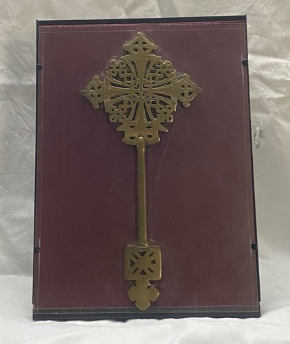 Croce copta etiopia ottone - croce,
