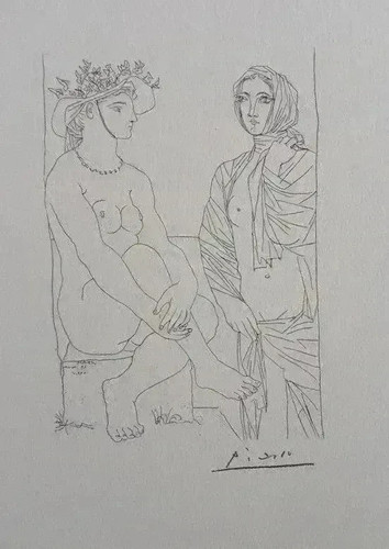 Pablo picasso due modelli - pablo, picasso: