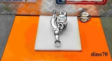 Harley Davidson staffa di fissaggio e pinza freno ant. cromata Softail Springer