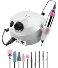 FRESA PROFESSIONALE GIRI PER RICOSTRUZIONE UNGHIE CON PEDALE + KIT 10 PUNTE