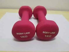 coppia Manubrio Neoprene Pesi Antiscivolo Palestra da  1 kg Aerobica