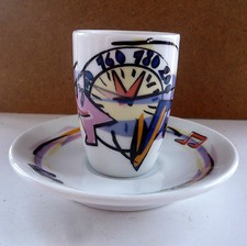 UGO NESPOLO TAZZINA SERIGRAFATA IN PORCELLANA N. 2