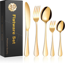 Set Posate Oro per 6 Persone