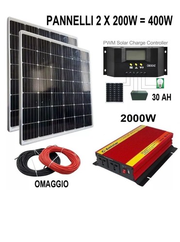Kit fotovoltaico pwm - fotovoltaico,