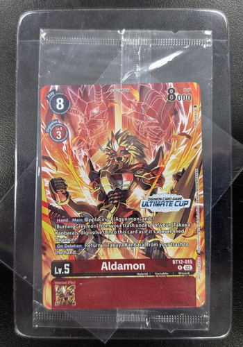Carta digimon aldamon bt12 015 - carta,