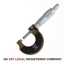 Micrometro Esterno Misurazione Calibro Tornio Precisione Attrezzo 25 50 75