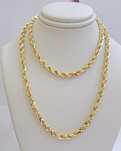 Collana catena vera - corda, oro