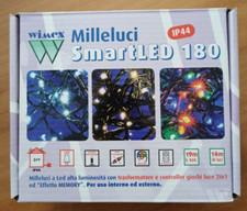 Milleluci WIMEX SMARTLED 180 luci - MULTICOLOR - 19 mt - Con giochi di luce