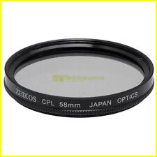 58mm Filtro polarizzatore Photax per obiettivi con vite M58 Polarizing filter