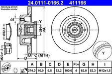 Brake discs Renault Megane I