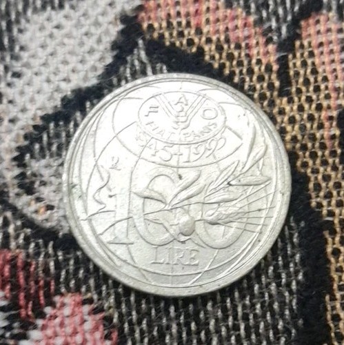100 lire anno 1995 fao - 100,