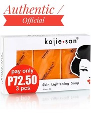Sapone barrette acido acido Kojie San Kojic originale 3X65g schiarente pelle Kojiesan