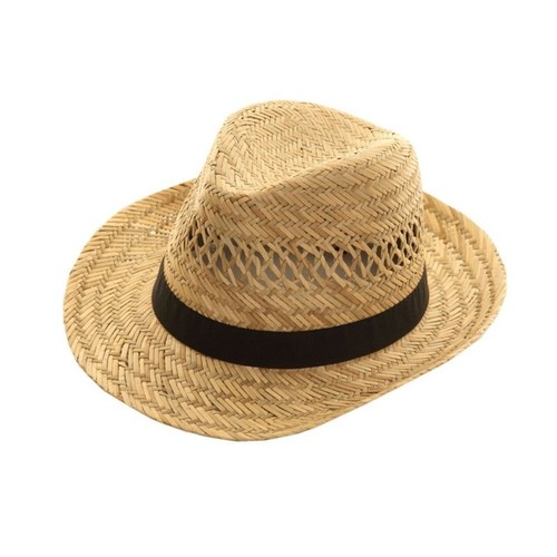 Paglia fedora cappello - paglia,