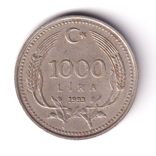 Turchia 1000 lire 1993