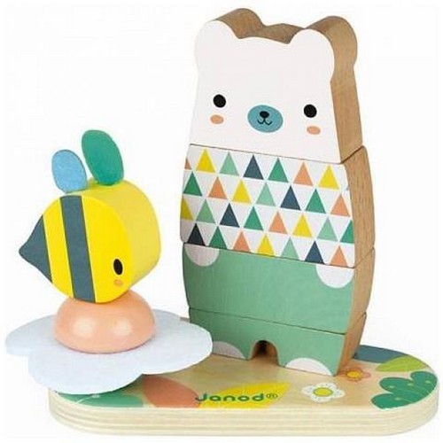 Orso impilabile legno - orso,