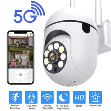 Security Camera System Outdoor Home 5G Wifi Night Vision Cam 1080P HD Wireless