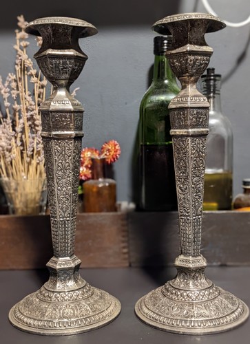 Coppia candelabri xix - coppia, di