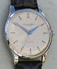 Bellissimo e Raro Orologio Acciaio d'Epoca Anni '50 Iwc Automatico Calibro 852