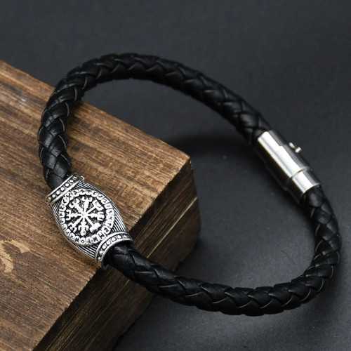 Bracciale perline rune simbolo - bracciale,