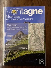 meridiani montagne 118 Monviso Valle Varaita E Valle Po Con Cartina