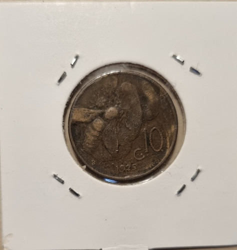 Centesimi ape 1925 - 10, –