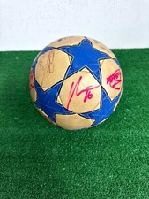 MAGLIA ROMA CHAMPIONS LEAGUE PALLONE NO MATCH BALL SHIRT VINTAGE SIGNED COA