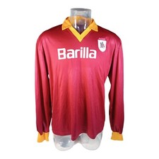 Roma Sponsor Barilla Vintage Maglia Usata Da Collezione,  MISURA TAGLIA XL 