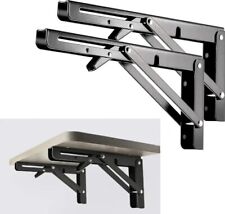 COPPIA SET DI 2 STAFFE SUPPORTI ANGOLARI RICHIUDIBILI PER MENSOLE 300 X 160 mm