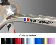 2 X NOM PERSONNALISE VELO VTT