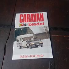 CARAVAN BLADET OLDTIMER CAMPER ROULOTTE RIVISTA 1985 SVEZIA VINTAGE CLUB SWEDEN