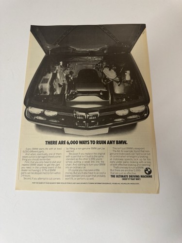 Original vintage 1984 - vintage, bmw