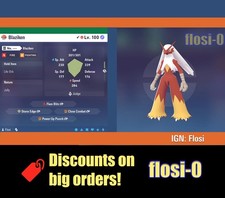 6IV Shiny Blaziken Pokemon