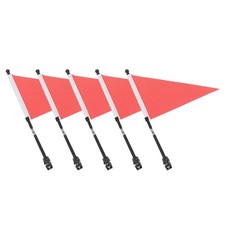 5 Sets Bandiera Sicurezza Bici