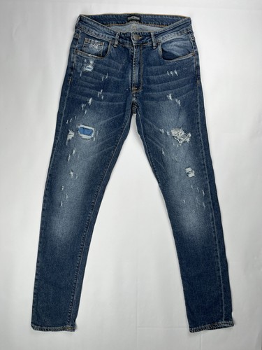 Jeans strappati blu frankie - strappati,