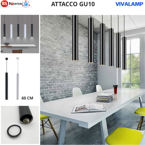 Lampada led sospesa gu10 60cm - gu10,