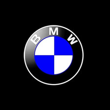 Luci led porta bmw - bmw, logo