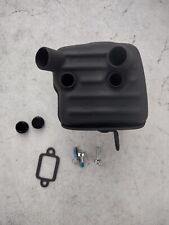 Marmitta doppia porta (tubata) per Stihl MS361 MS341 ZERO DEFLETTORE