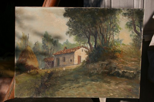 Tableau peinture huile toile - tableau, /
