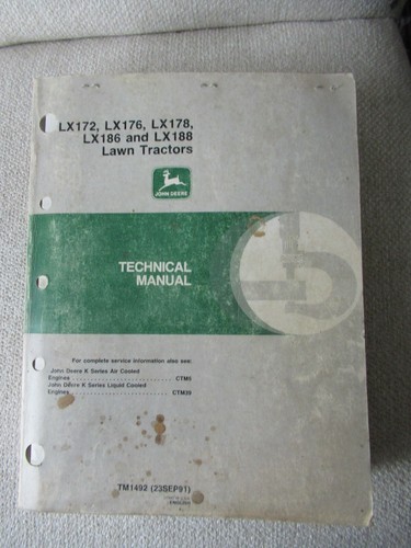 John deere lx172 lx176 - john,