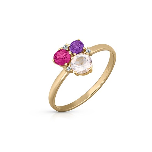Anello orolino oro 585 giallo - 585,