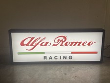 Insegna luminosa Alfa Romeo Racing