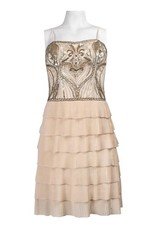 Abito Sue Wong Spaghetti Strap