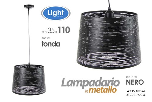Lampadario metallo salotto - lampadario,