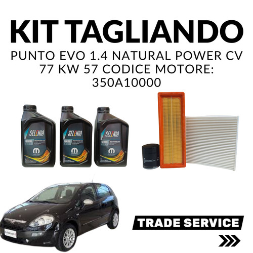 Kit tagliando punto evo 4 - tagliando,