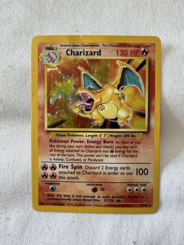 Charizard 102 base set - charizard,